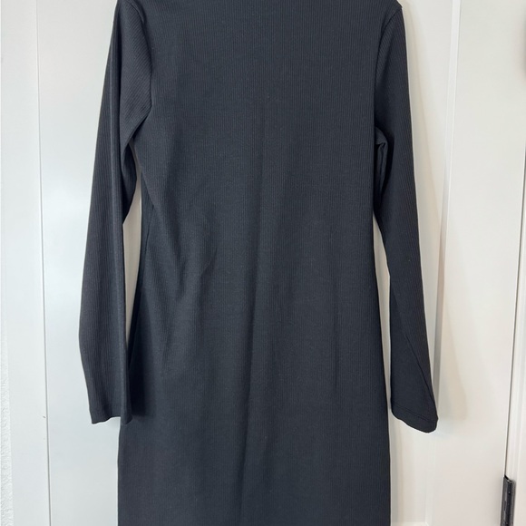 Nike Long Sleeve Mock Neck Ribbed Dress - Picture 7 of 10